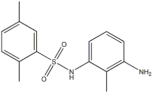 N-(3-amino-2-methylphenyl)-2,5-dimethylbenzene-1-sulfonamide|