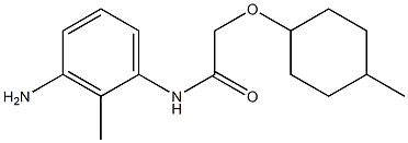 N-(3-amino-2-methylphenyl)-2-[(4-methylcyclohexyl)oxy]acetamide