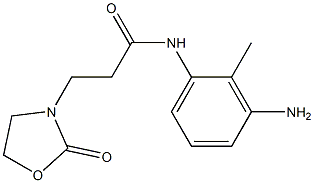 N-(3-amino-2-methylphenyl)-3-(2-oxo-1,3-oxazolidin-3-yl)propanamide|