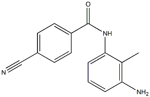 N-(3-amino-2-methylphenyl)-4-cyanobenzamide Structure