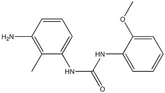 N-(3-amino-2-methylphenyl)-N'-(2-methoxyphenyl)urea Structure