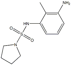  N-(3-amino-2-methylphenyl)pyrrolidine-1-sulfonamide