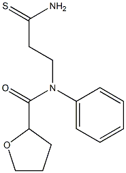 N-(3-amino-3-thioxopropyl)-N-phenyltetrahydrofuran-2-carboxamide