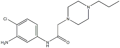 N-(3-amino-4-chlorophenyl)-2-(4-propylpiperazin-1-yl)acetamide|