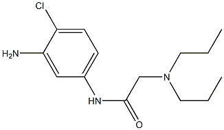 N-(3-amino-4-chlorophenyl)-2-(dipropylamino)acetamide Structure