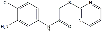 N-(3-amino-4-chlorophenyl)-2-(pyrimidin-2-ylsulfanyl)acetamide