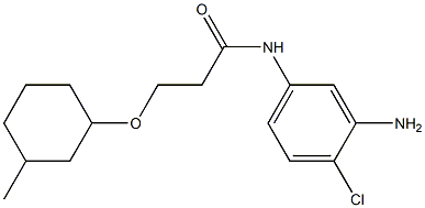  N-(3-amino-4-chlorophenyl)-3-[(3-methylcyclohexyl)oxy]propanamide