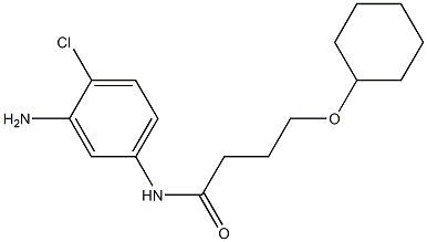 N-(3-amino-4-chlorophenyl)-4-(cyclohexyloxy)butanamide 结构式