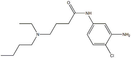 N-(3-amino-4-chlorophenyl)-4-[butyl(ethyl)amino]butanamide Struktur