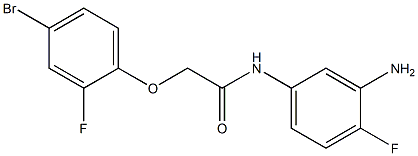 N-(3-amino-4-fluorophenyl)-2-(4-bromo-2-fluorophenoxy)acetamide Structure