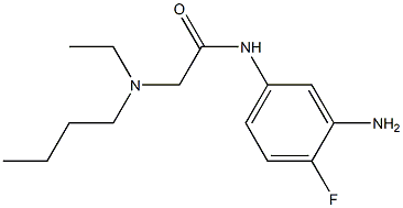 N-(3-amino-4-fluorophenyl)-2-[butyl(ethyl)amino]acetamide Structure