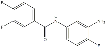 N-(3-amino-4-fluorophenyl)-3,4-difluorobenzamide,,结构式