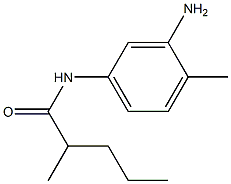 N-(3-amino-4-methylphenyl)-2-methylpentanamide 结构式