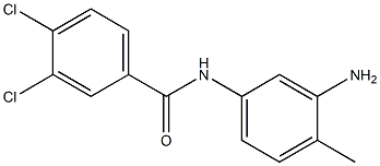 N-(3-amino-4-methylphenyl)-3,4-dichlorobenzamide 化学構造式