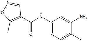 N-(3-amino-4-methylphenyl)-5-methylisoxazole-4-carboxamide Structure