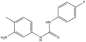 N-(3-amino-4-methylphenyl)-N'-(4-fluorophenyl)urea Structure