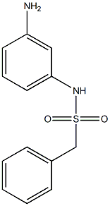 N-(3-aminophenyl)-1-phenylmethanesulfonamide,,结构式