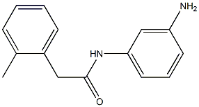 N-(3-aminophenyl)-2-(2-methylphenyl)acetamide,,结构式