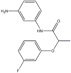 N-(3-aminophenyl)-2-(3-fluorophenoxy)propanamide Structure