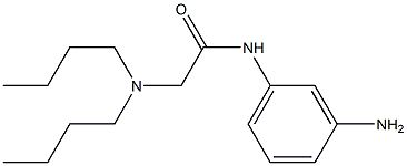 N-(3-aminophenyl)-2-(dibutylamino)acetamide Structure