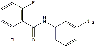N-(3-aminophenyl)-2-chloro-6-fluorobenzamide,,结构式