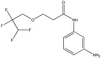 N-(3-aminophenyl)-3-(2,2,3,3-tetrafluoropropoxy)propanamide|