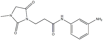  N-(3-aminophenyl)-3-(3-methyl-2,5-dioxoimidazolidin-1-yl)propanamide