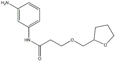 N-(3-aminophenyl)-3-(oxolan-2-ylmethoxy)propanamide Struktur