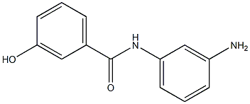 N-(3-aminophenyl)-3-hydroxybenzamide Struktur