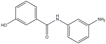 N-(3-aminophenyl)-3-hydroxybenzamide,,结构式