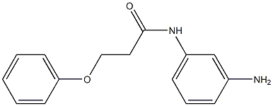 N-(3-aminophenyl)-3-phenoxypropanamide Struktur