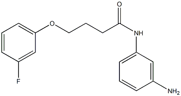 N-(3-aminophenyl)-4-(3-fluorophenoxy)butanamide Structure