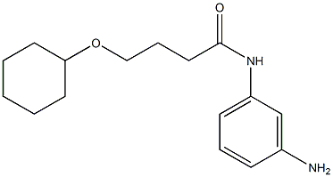 N-(3-aminophenyl)-4-(cyclohexyloxy)butanamide Structure