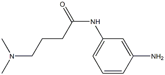 N-(3-aminophenyl)-4-(dimethylamino)butanamide Struktur