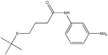  N-(3-aminophenyl)-4-(tert-butylsulfanyl)butanamide