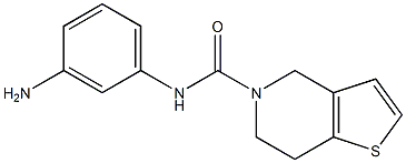 N-(3-aminophenyl)-4H,5H,6H,7H-thieno[3,2-c]pyridine-5-carboxamide
