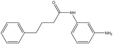 N-(3-aminophenyl)-4-phenylbutanamide Struktur