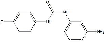N-(3-aminophenyl)-N'-(4-fluorophenyl)urea Structure