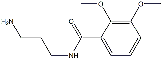 N-(3-aminopropyl)-2,3-dimethoxybenzamide Structure