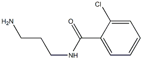 N-(3-aminopropyl)-2-chlorobenzamide 结构式