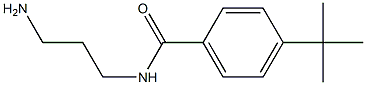 N-(3-aminopropyl)-4-tert-butylbenzamide Struktur