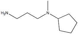 N-(3-aminopropyl)-N-methylcyclopentanamine Structure