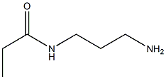 N-(3-aminopropyl)propanamide Structure