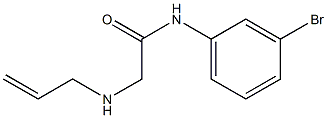  N-(3-bromophenyl)-2-(prop-2-en-1-ylamino)acetamide