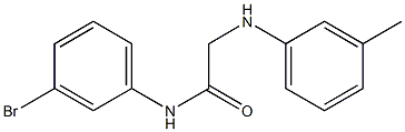 N-(3-bromophenyl)-2-[(3-methylphenyl)amino]acetamide Structure