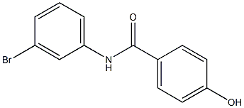 N-(3-bromophenyl)-4-hydroxybenzamide Structure