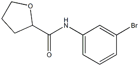 N-(3-bromophenyl)tetrahydrofuran-2-carboxamide Struktur