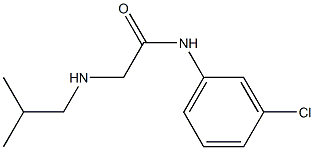 N-(3-chlorophenyl)-2-[(2-methylpropyl)amino]acetamide