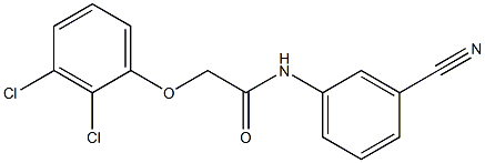 N-(3-cyanophenyl)-2-(2,3-dichlorophenoxy)acetamide Structure