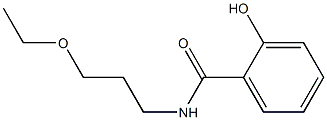 N-(3-ethoxypropyl)-2-hydroxybenzamide Structure